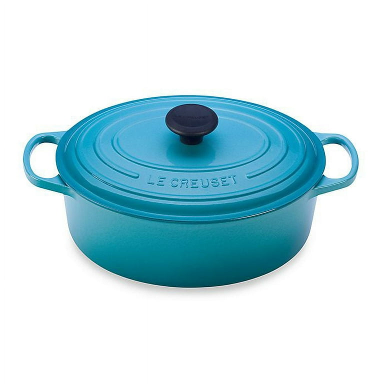 Le Creuset Signature Enameled Cast Iron Oval Dutch Oven with Lid