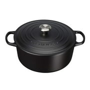 Le Creuset Signature Cast Iron Round Casserole, 6 Qt - Satin Black
