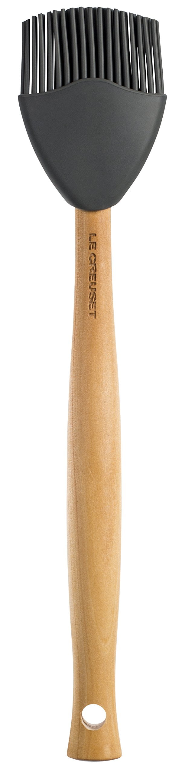 Oyster Silicone Heat-Resistant Basting Spoon with Wooden Handle