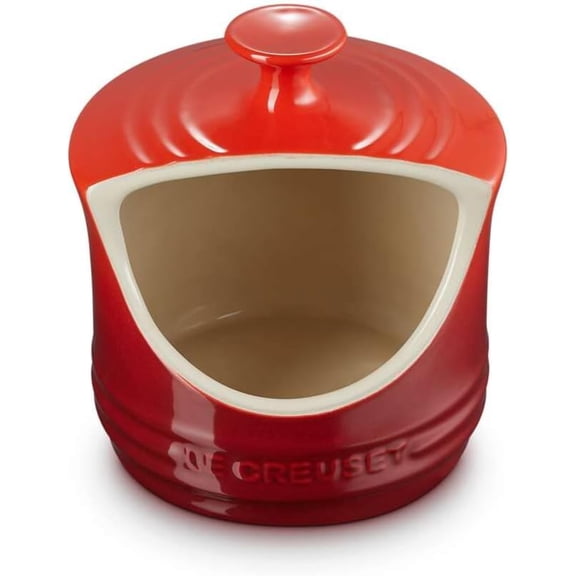 Le Creuset Stoneware Salt Crock, 10 oz., Cerise