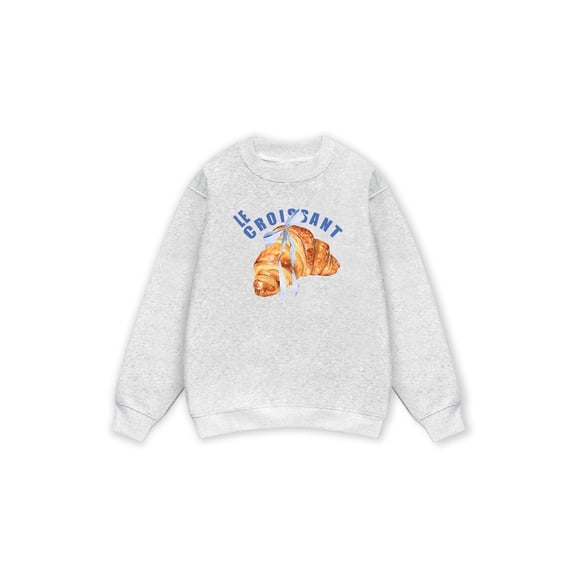 Le Croissant Sweatshirt, pastry sweet