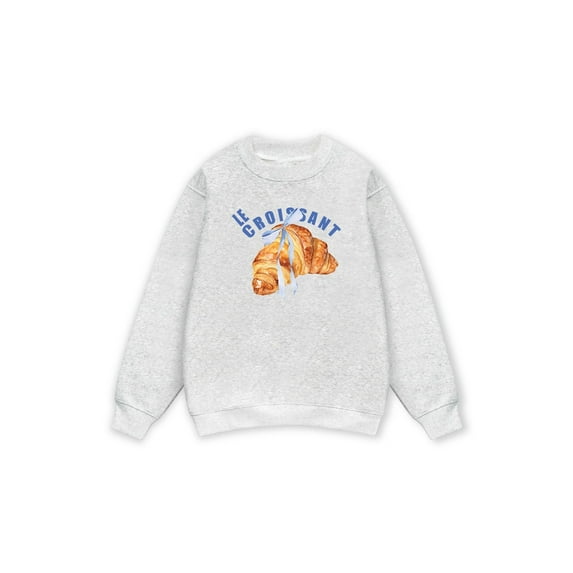 Le Croissant Sweatshirt, pastry sweet