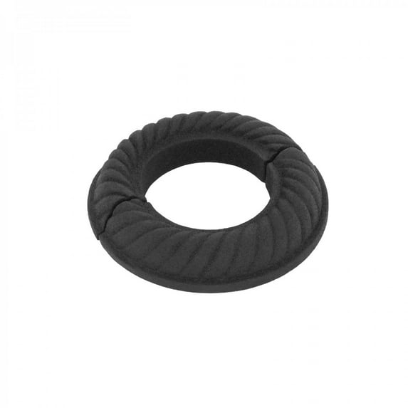 Le Cruller Radiator Flange Black 1-1/4" (IPS) pipe flange: 1-3/4" inside diameter; 3-1/8" outside diameter