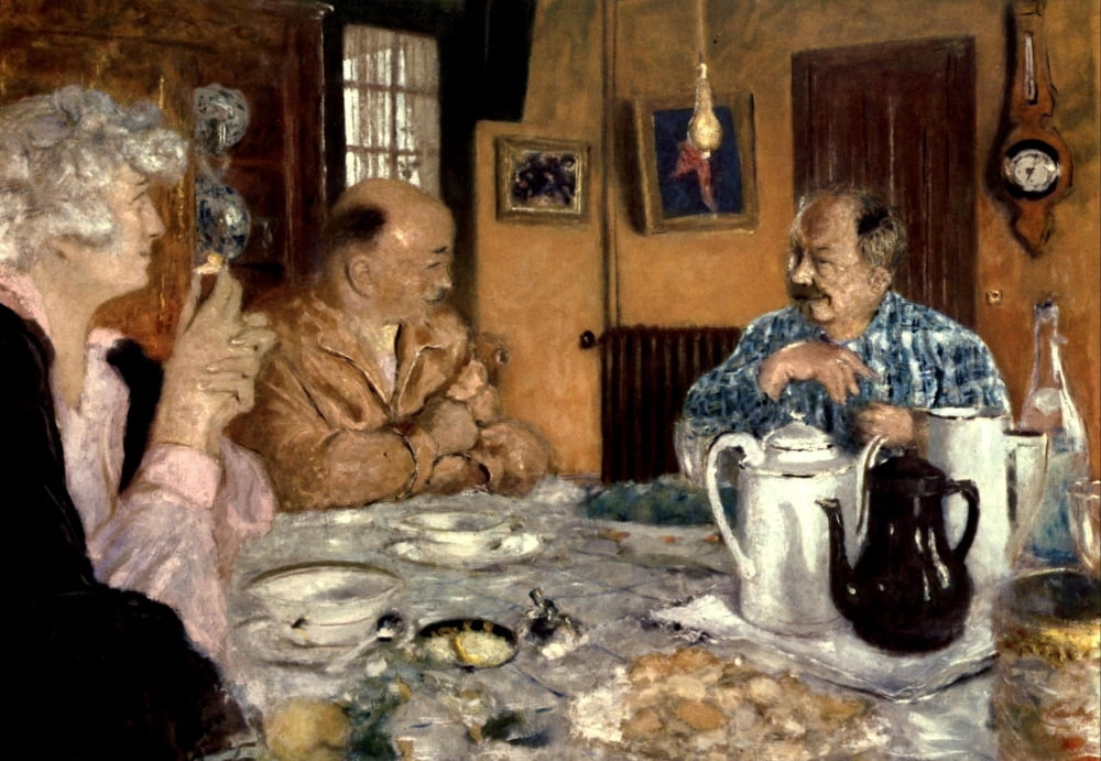 Le Dejeuner en Normandie Canvas Art - Edouard Vuillard (24 x 36)