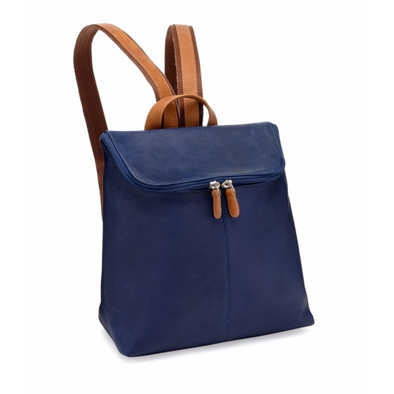 Le Donne Leather Accent Women’s Backpack Premium Full-Grain Colombian Leather Backpack Shoulder Bag