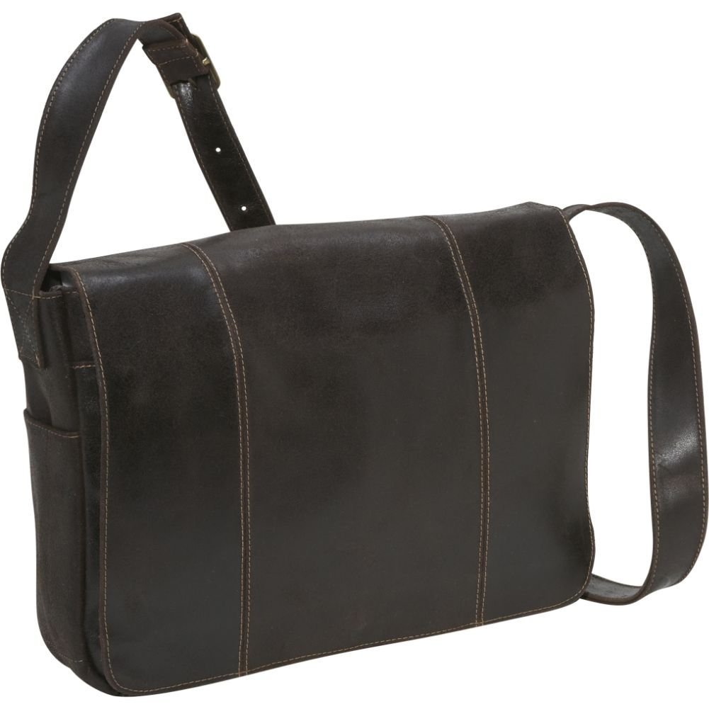 Le Donne Leather Distressed Leather Laptop Messenger DS-1009 - image 1 of 6