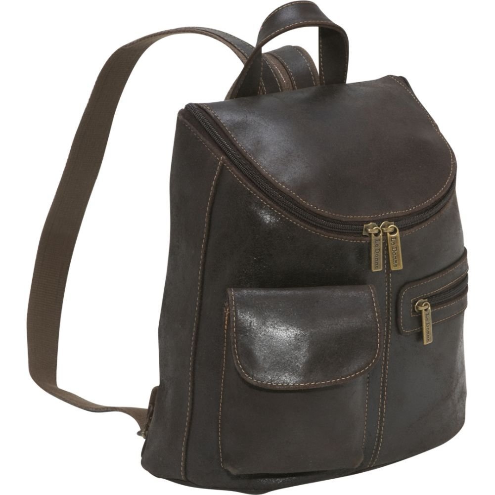 Le Donne Leather Distressed Leather Womens Back Pack/Purse DS-9109 - image 1 of 4