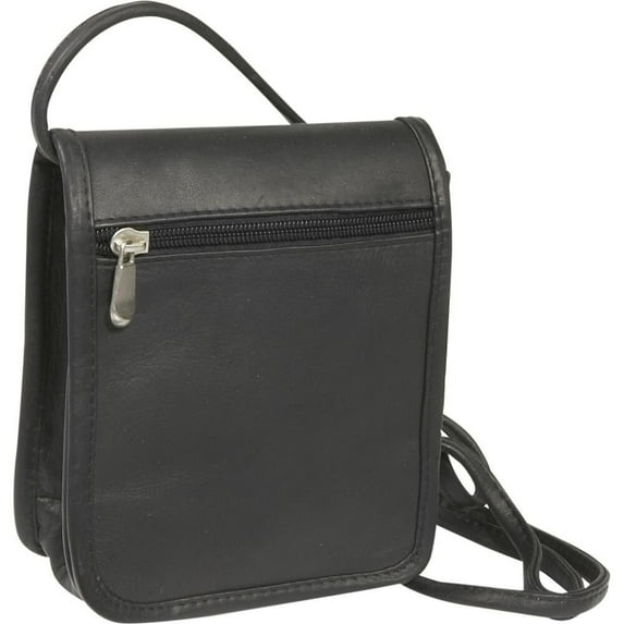 Le Donne Leather Flap Over Mini Crossbody Bag H-62A