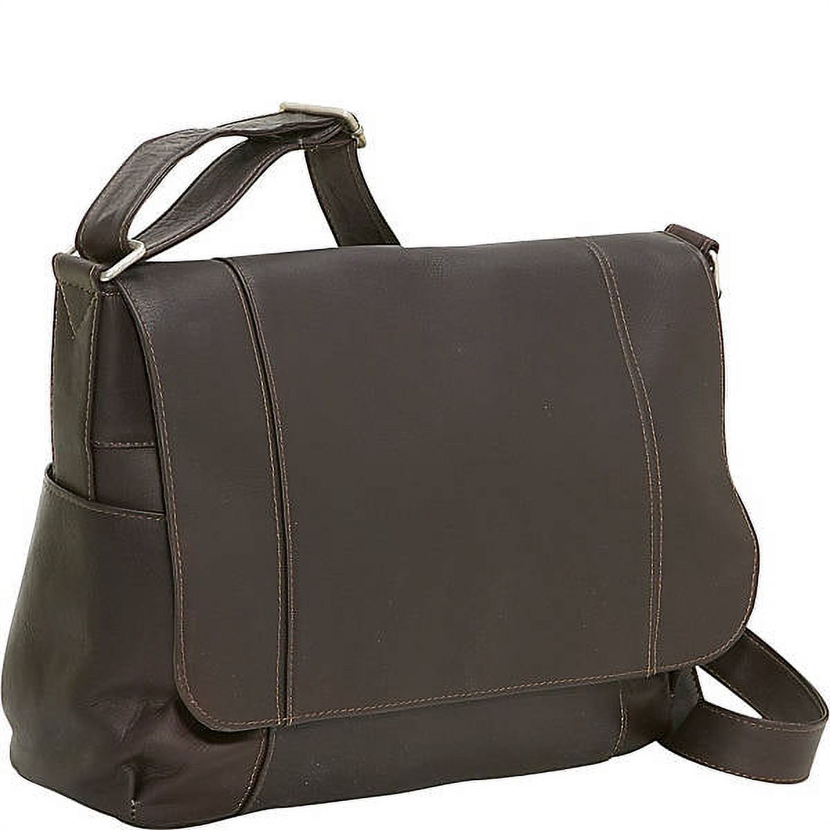 Le Donne Leather Flap Over Shoulder Bag LD-5004 - image 1 of 4