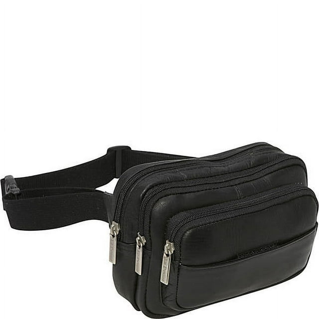 Le Donne Leather Four Compartment Waist Bag LD-9114