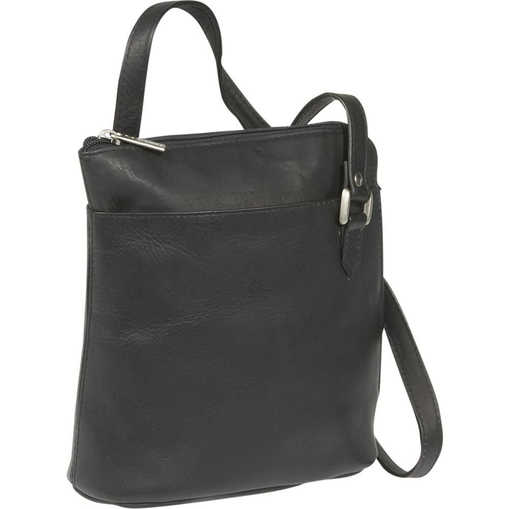 Le Donne Leather L-Zip Crossbody Shoulder Bag LD-808 - image 1 of 4