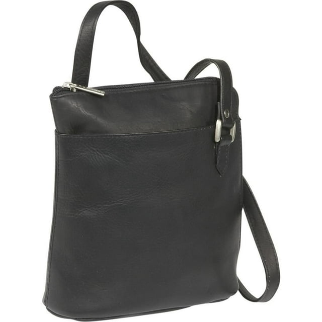 Le Donne Leather L-Zip Crossbody Shoulder Bag LD-808