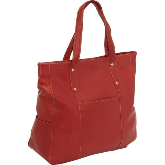 Le Donne Leather Large Slip Pocket Tote LD-7011