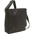 thumbnail image 1 of Le Donne Leather Rivet Laptop Messenger LD-187, 1 of 5