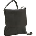 Le Donne Leather Simple Flap Over Crossbody Bag T784