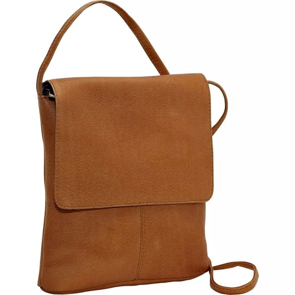 Le Donne Leather Small Flap Over Shoulder Bag T-783 - image 1 of 4
