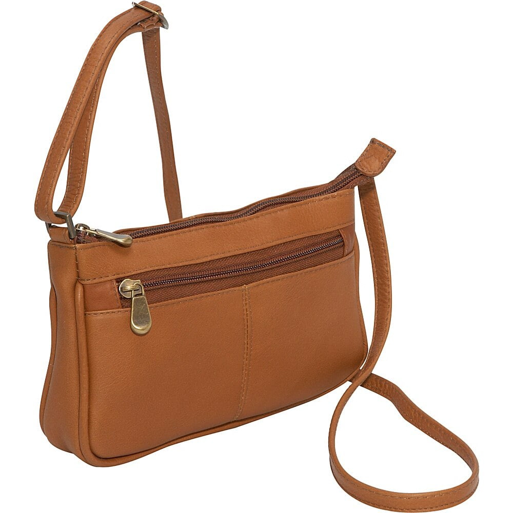 Le Donne Leather Top Zip Mini Crossbody LD-9130 - Walmart.com