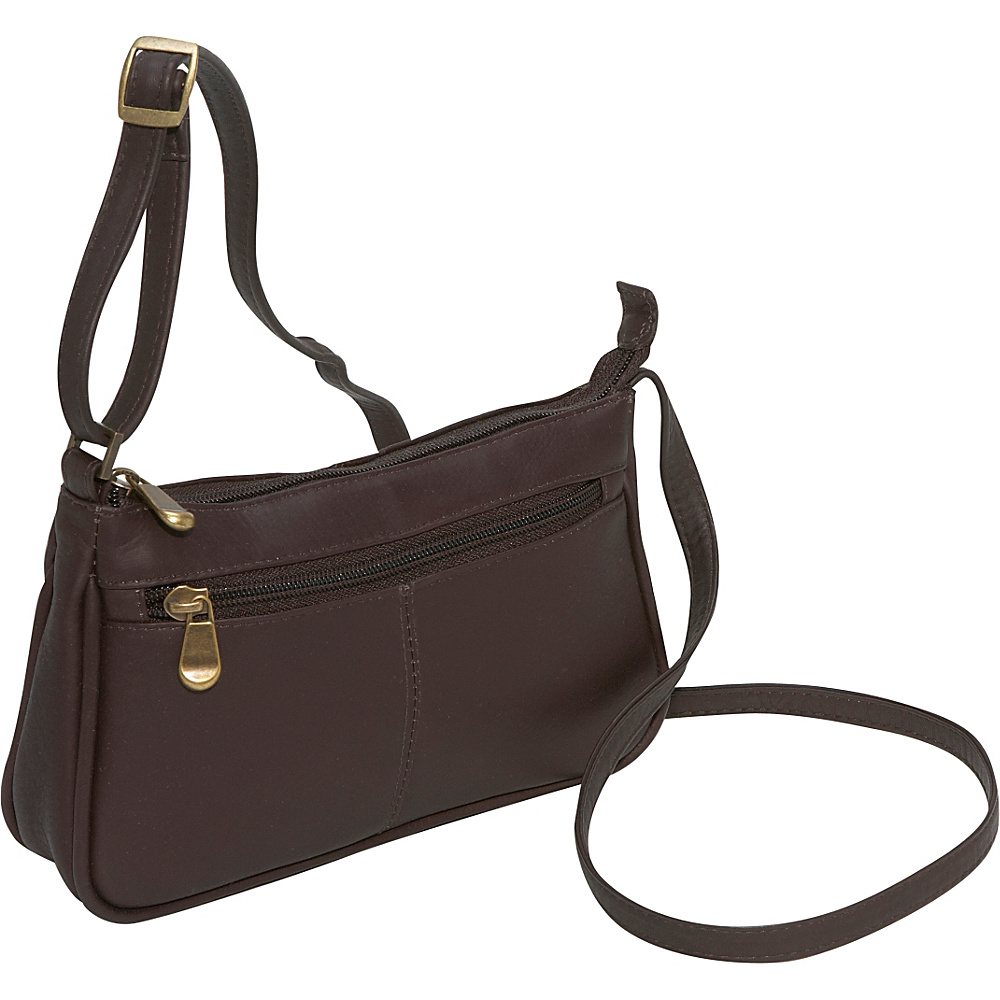 Le Donne Leather Top Zip Mini Crossbody LD-9130 - image 1 of 4