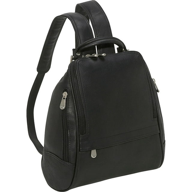 Le Donne Leather U Zip Mid Size Woman's Backpack LD-9112