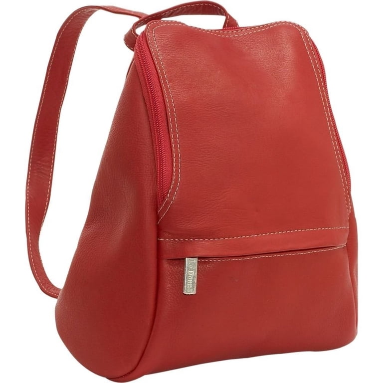 Le Donne Leather U-Zip Mini Backpack LD-030 - Walmart.com display picture 1