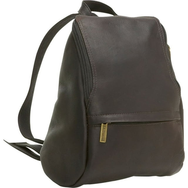 Le Donne Leather U-Zip Mini Backpack LD-030