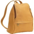 thumbnail image 1 of Le Donne Leather U-Zip Mini Backpack LD-030, 1 of 5