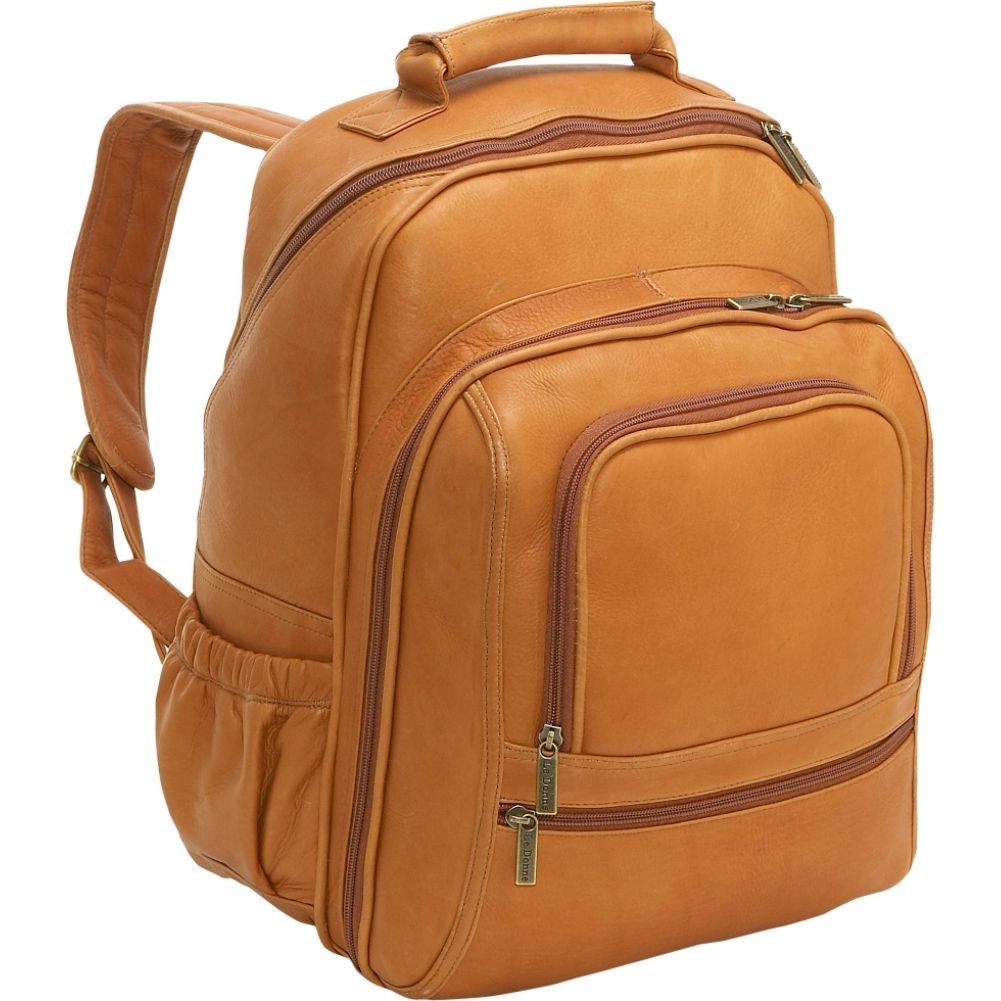 Le Donne Leather Vachetta Large Laptop Backpack T-620B-R - image 1 of 5