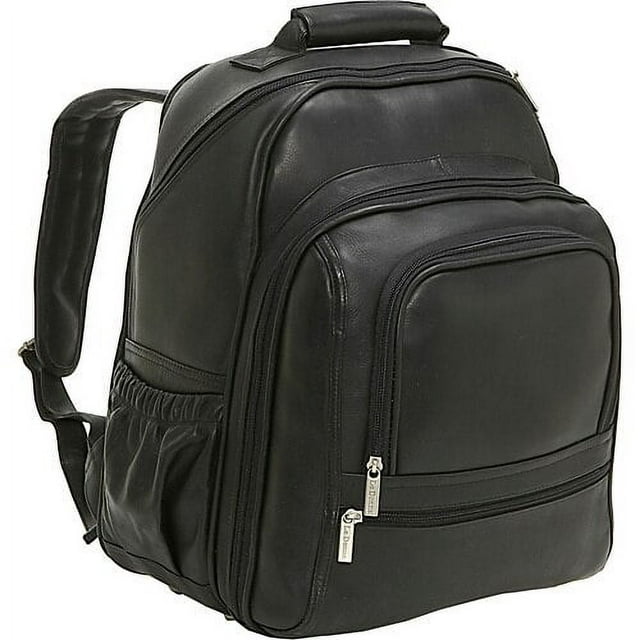 Le Donne Leather Vachetta Large Laptop Backpack T-620B-R