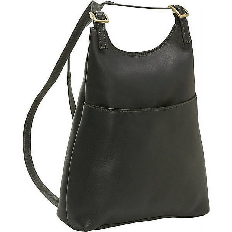 Le Donne Leather Womens Slim Sling Backpack LD 961