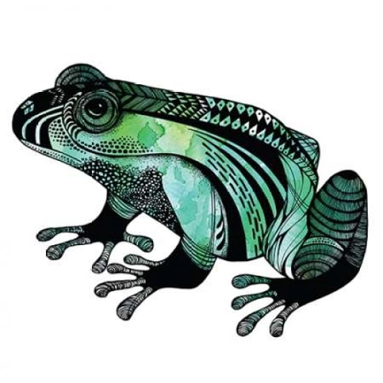 Le Frog Canvas Art - Sofie Rolfsdotter (24 x 24)