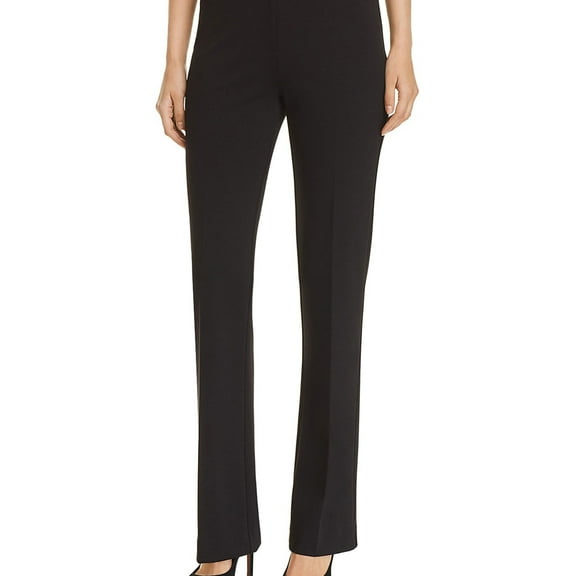 Le Gali Womens Marti Flare Casual Trouser Pants, Black, 2