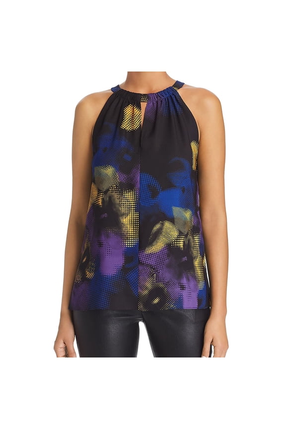 Womens Merita Halter Top Shirt, Black, Medium