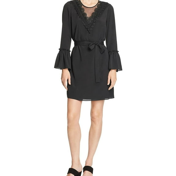 Le Gali Womens Piper Cocktail Dress, Black, Medium