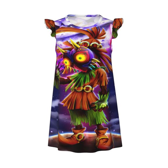 Le-Gend 0f Zel-,Da0 Nightgown Princess Pajama Dresses For Sleepwear Nightie