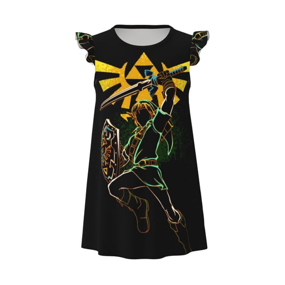 Le-Gend 0f Zel-,Da0 Nightgown Princess Pajama Dresses For Sleepwear Nightie