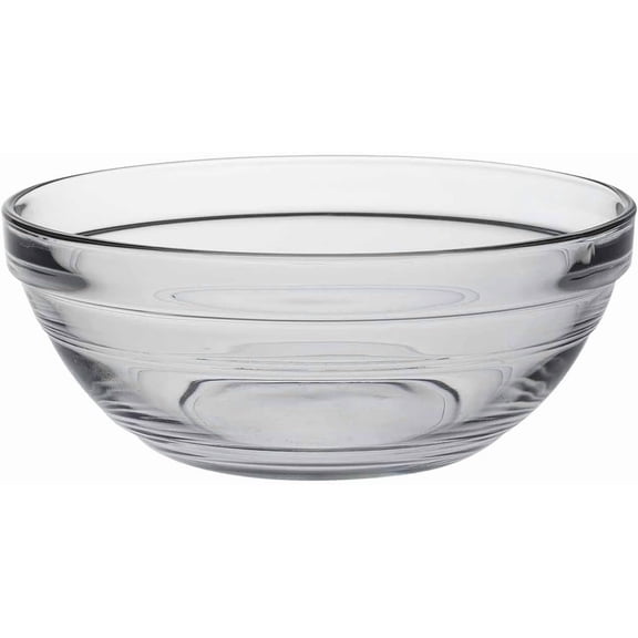 Le Gigogne Stackable Clear Bowl, 1 Quart / 32 Ounces - Set of 6