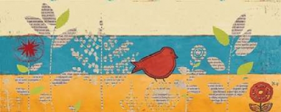 Le Jardin Press Panel II Canvas Art - Patricia Pinto (24 x 48)