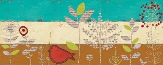 Le Jardin Press Panel III Canvas Art - Patricia Pinto (10 x 20)