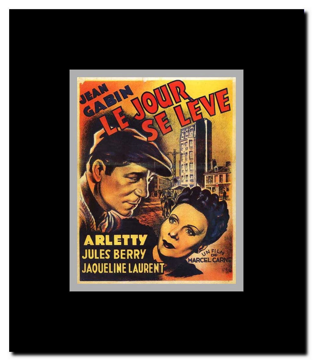 Le Jour Se Leve Framed Movie Poster