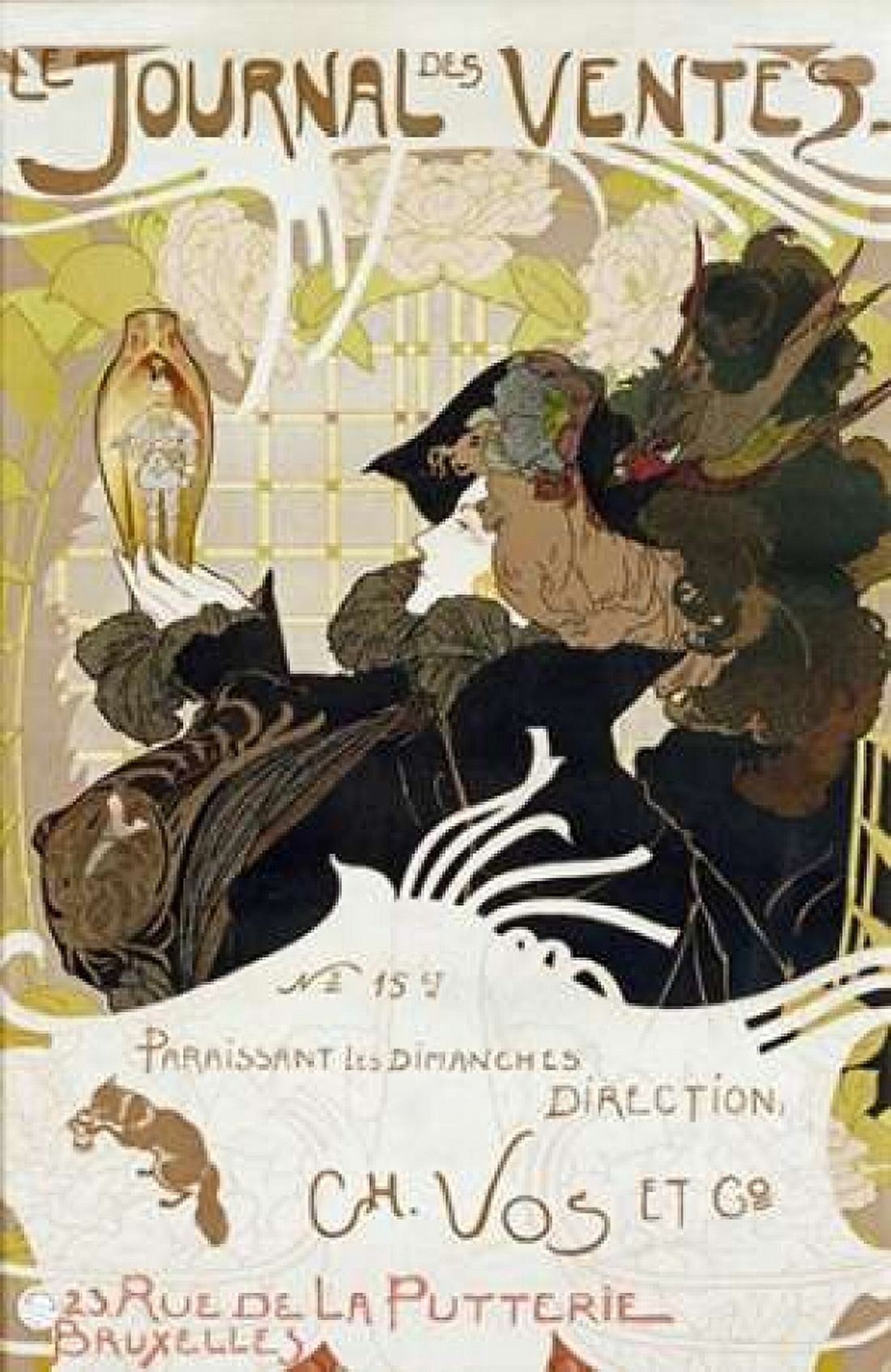 Le Journal Des Ventes Canvas Art - Georges De Feure (12 x 18)