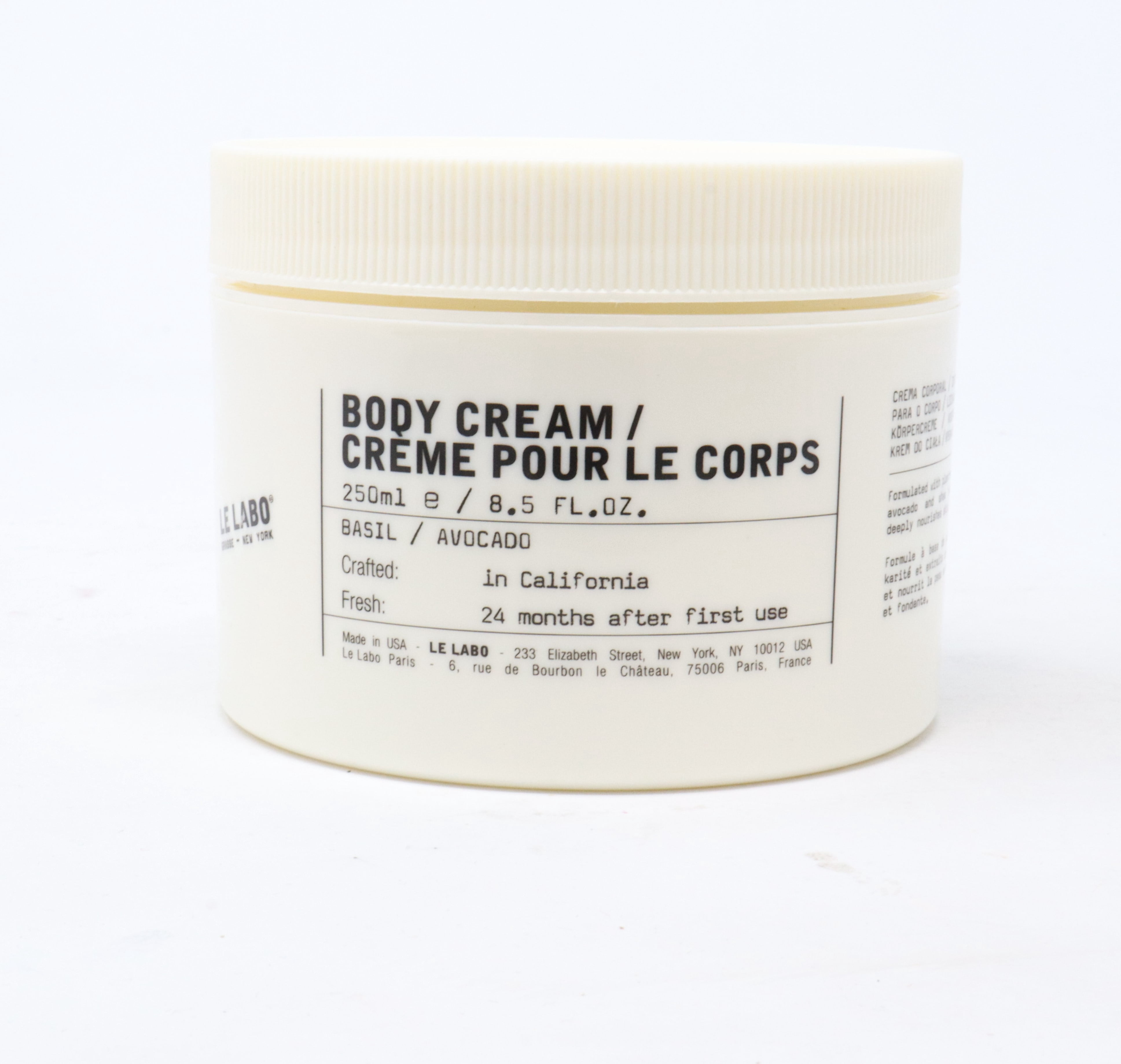 LE LABO New Body Cream 8.5oz/250ml - Walmart.com