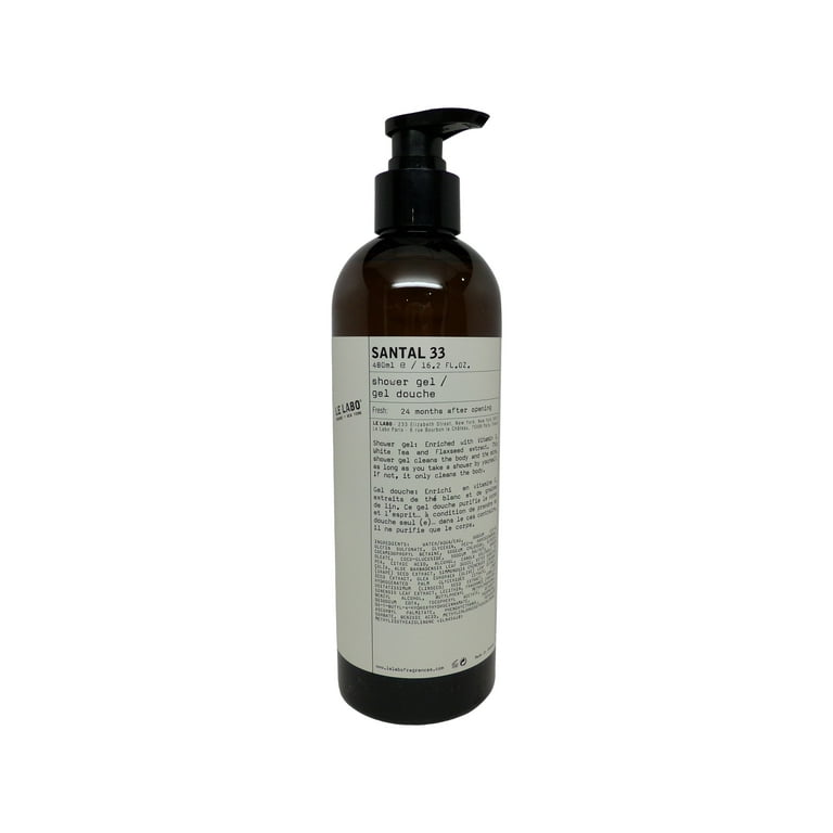 Le Labo Santal 33 Shower Gel 16.2oz Pump Bottle - Walmart.com