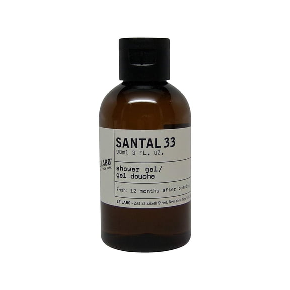 Le Labo Santal 33 Shower Gel lot of 2 each 3 Oz Bottles. Total of 6 Oz