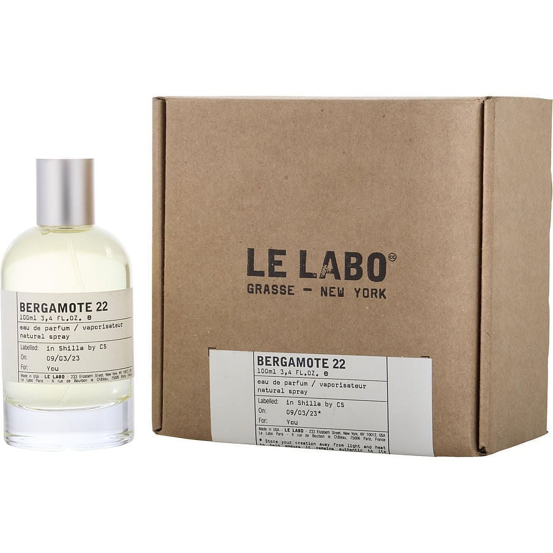 Le Labo Unisex Bergamote 22 EDP 3.4 oz Fragrances