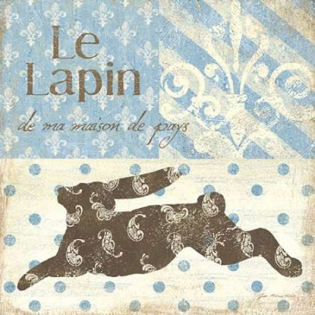 Le Lapin Canvas Art - Jo Moulton (24 x 24)