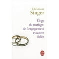 thumbnail image 1 of Le Livre de Poche: Eloge Du Mariage, de L'Engagement Et Autres Folies (Series #30730) (Paperback), 1 of 1
