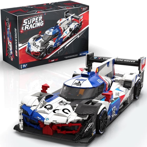Le M Hybrid V8 Hypercar Model Car Kit - Building Set for Adults, 1:16 Scale 24H Hybrid Race Car to Display or Play, Racing Gift for Birthdays and Motorsport Fans, (1067PCS, A-Y26002)