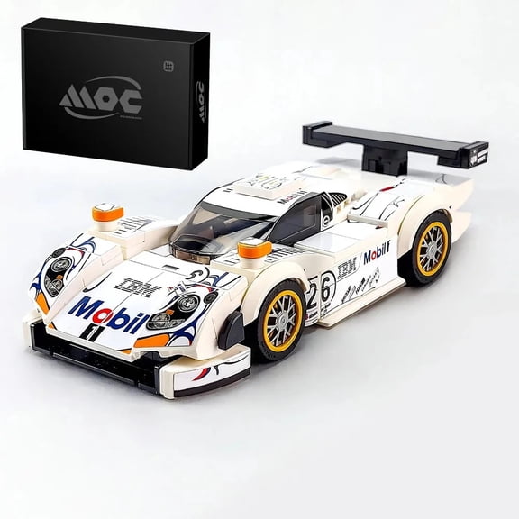Le Mans 24 Hours Endurance Race Car Building Blocks, Third Generation Racing Model, DIY Assembly Bricks Toy, Boy Birthday Gift
