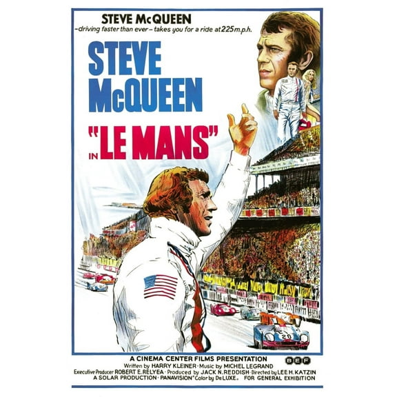 Le Mans Steve Mcqueen 1971. Movie Poster Masterprint (11 x 17)