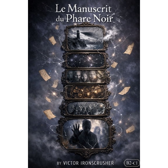 Le Manuscrit du Phare Noir: A Symbolic Sci-Fi Mystery for Advanced French Learners (B2-C1 Level), (Paperback)